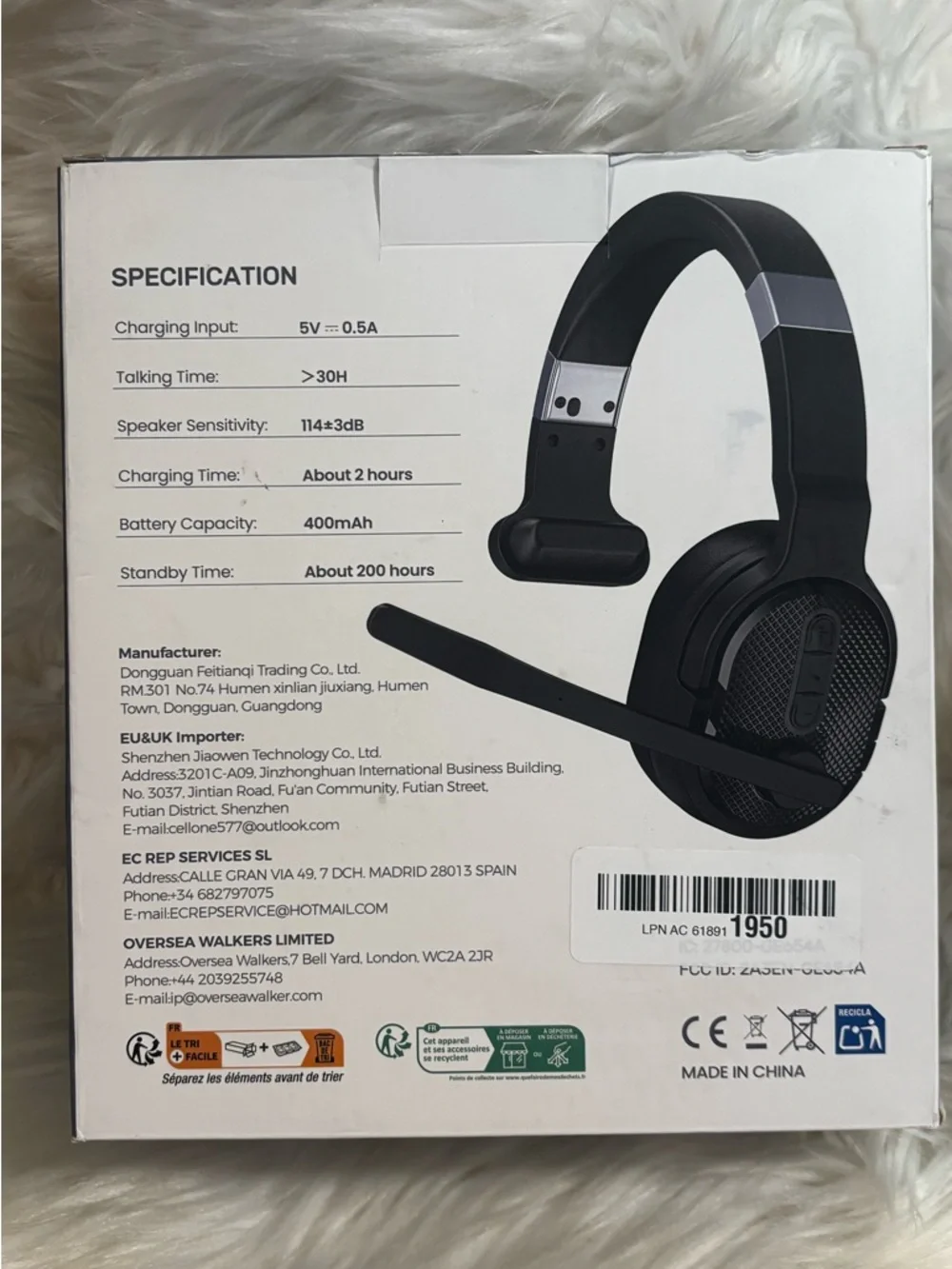 Wireless Headset - Black